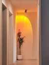 LED Sunset Lamp – Adjustable COB Spotlight Wall Washing Ceiling Light for Living Room & Bedroom
