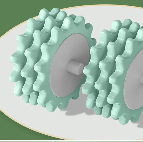 Ring Leg Massager Massage Roller with Detachable Handles for Full Body Relaxation