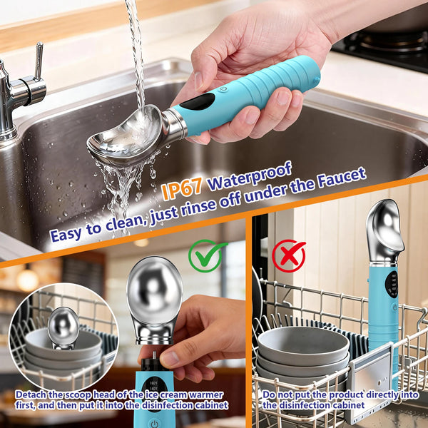 USB Rechargeable Heated Ice Cream Scoop