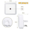 Wireless LED Night Light with Automatic Dusk-to-Dawn Sensor