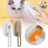 Pet Steam Spray Grooming Brush – 4-in-1 Hair Removal, Massage & Detangling Comb