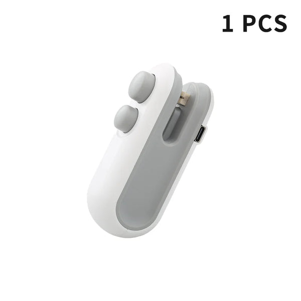 Mini 2-in-1 Portable Plastic Bag Sealer – Handheld Heat Sealing & Cutting Machine