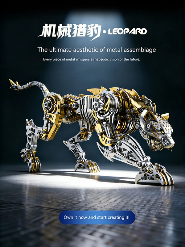 DIY Assembly 3D Metal Mechanical Model Kit – Scorpion, Cheetah, Wasp, Falcon, Pterosaur & Phoenix