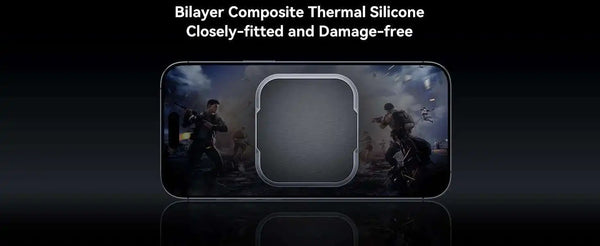 30W Magnetic Liquid Cooling Fan with RGB Lighting & AI Temperature Control for Mobile Phones and Tablets