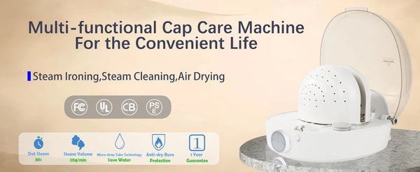 Automatic Cap Care Machine – Steam Ironing & Hot/Cold Air Hat Shaper