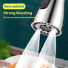 3-In-1 Kitchen Faucet Extender – Universal 360° Rotating Pull-Out Tap with Multi-Mode Strong Flushing Booster