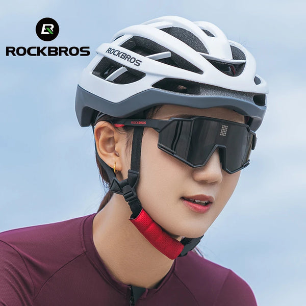 Photochromic Polarized Cycling Glasses with Lightweight TR-90 Frame