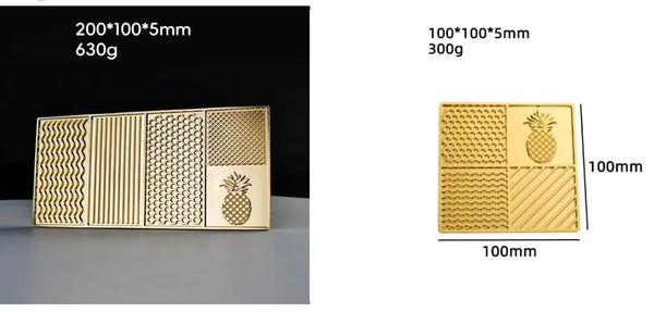 Luxury Brass Ice Stamp for Cocktails