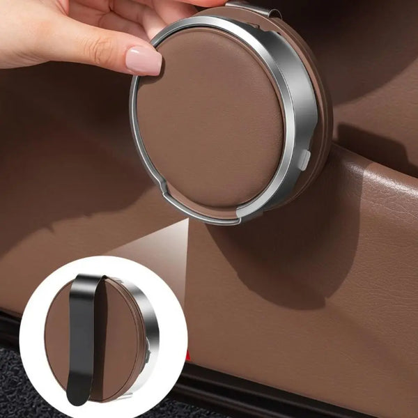 Foldable Car Door Cup Holder with Stable Mount & Space-Saving Design