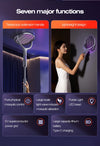 6-in-1 Retractable Electric Mosquito Swatter & Bug Trap Lamp – USB Rechargeable Fly Zapper with Extendable Handle