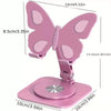 Aluminum Alloy Butterfly Phone Stand with 360° Rotation & Foldable Design
