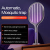 6-in-1 Retractable Electric Mosquito Swatter & Bug Trap Lamp – USB Rechargeable Fly Zapper with Extendable Handle