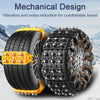 Heavy-Duty Rubber Anti-Skid Car Tire Chain — Universal TPU Snow & Mud Traction Aid (Single Piece)
