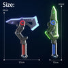Outdoor LED Sword-Axe Transforming Toy with Mist Effect & Multi-Color Lights