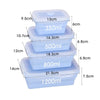 Collapsible Silicone Food Storage Containers