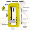 djustable Hinge Mortiser Installation Kit for 3" to 5" Hinges