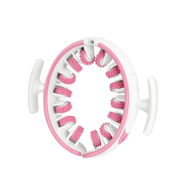 Ring Leg Massager Massage Roller with Detachable Handles for Full Body Relaxation