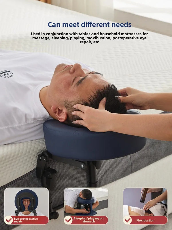 Adjustable Massage Head Rest Kit – Face Down Pillow for Mattress, Salon, SPA & Home Massage Therapy