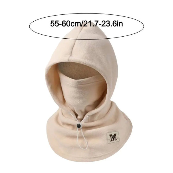 Fleece Balaclava Winter Hat – Windproof Hooded Face Mask for Cycling