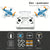 Pocket Mini RC Drone – Lightweight 4-Channel Quadcopter with 150m Range