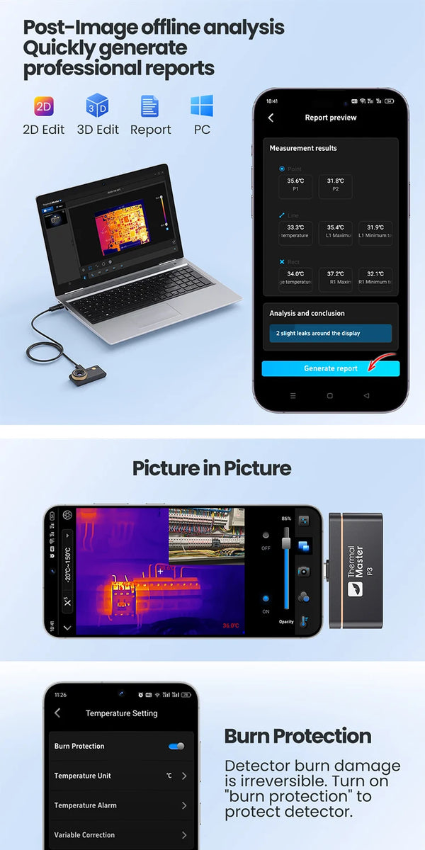 Thermal Camera for Electronics & Cell Phone Repair