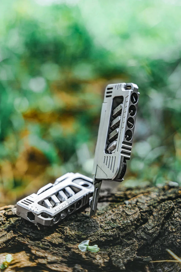EDC Titanium Alloy Mini Spanner Wrench Multi-Tool – Portable Adjustable Repair Tool