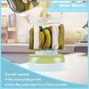 Glass Pickle Jar with Strainer