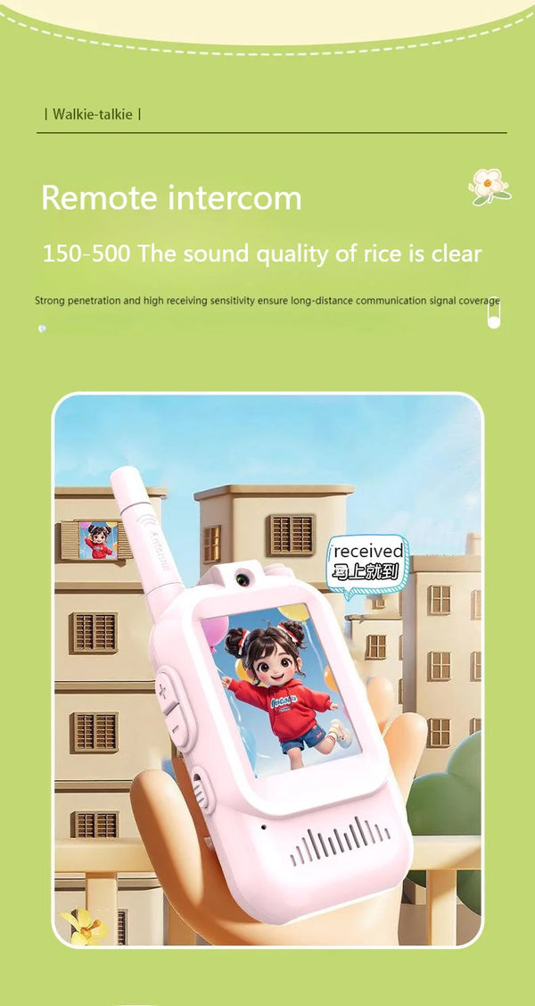 Children'sVideo Walkie Talkies with 2-Inch HD Screen