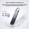Desktop Aluminum Alloy Folding Phone Holder – Portable Keychain Universal Smartphone Stand