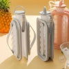 Portable 2-in-1 Folding Ice Maker Water Bottle – Ice Cube Mold & Drink Container