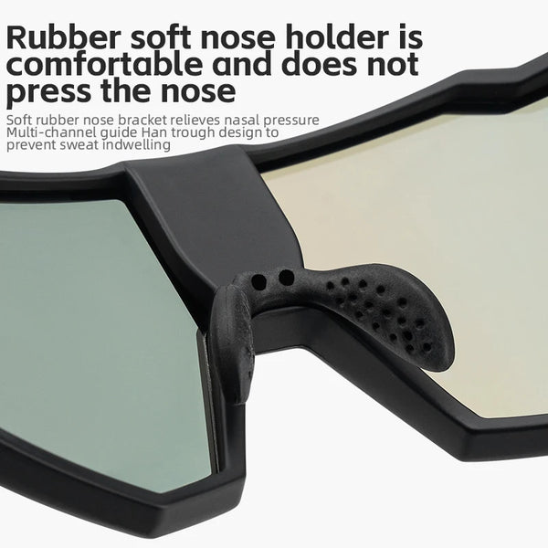 Photochromic Polarized Cycling Glasses with Lightweight TR-90 Frame