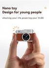 Retro Mini Digital Camera – 1080P Full-HD Video Recorder with LED Fill Light and 0.96" IPS Screen