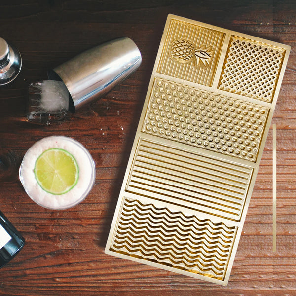 Luxury Brass Ice Stamp for Cocktails