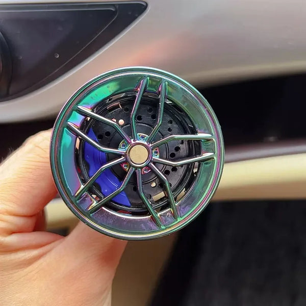 Rotating Magnetic Car Aroma Diffuser – Gyroscope Air Freshener & Dashboard Decoration