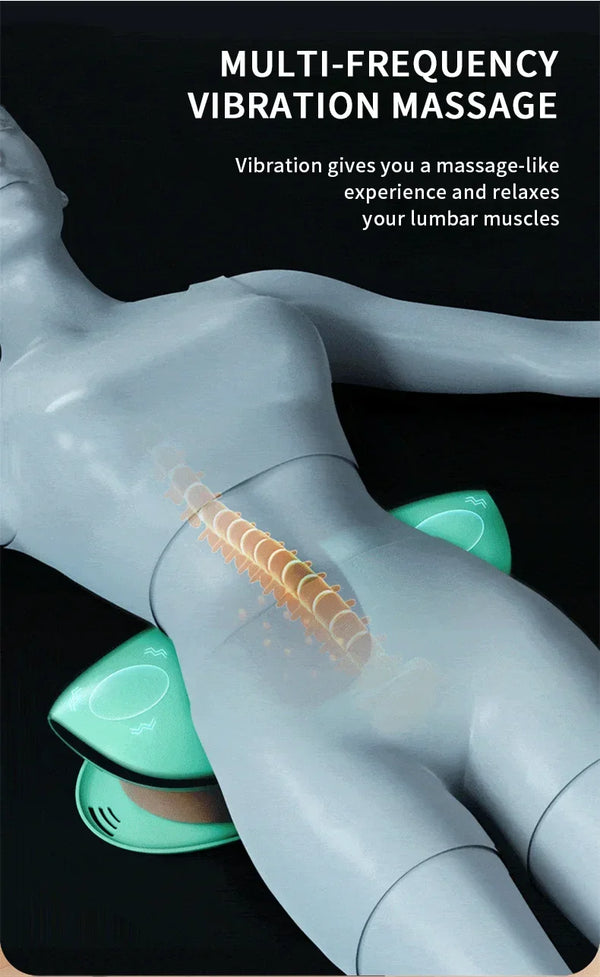 Intelligent Lumbar Massager – Electric Waist Traction Device with Heat & Vibration