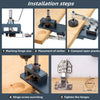 35mm Concealed Hinge Jig Kit with Drilling Guide & Locator for Cabinets