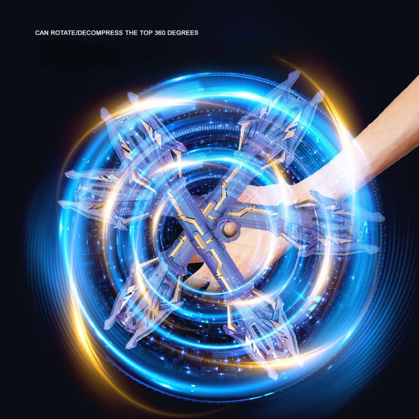 Premium Rotating Seven-Colour Light Sword — Scalable Cosplay Lightsaber Toy for Kids & Adults