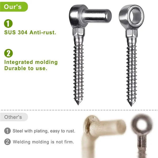 Stainless Steel Wood Gate Bolt – Rust-Resistant Farm Fence Hardware