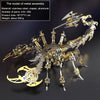 DIY Assembly 3D Metal Mechanical Model Kit – Scorpion, Cheetah, Wasp, Falcon, Pterosaur & Phoenix