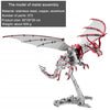 DIY Assembly 3D Metal Mechanical Model Kit – Scorpion, Cheetah, Wasp, Falcon, Pterosaur & Phoenix