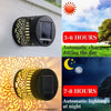 Solar Mandala Wall Lamp – Waterproof LED Fence Light for Garden & Courtyard