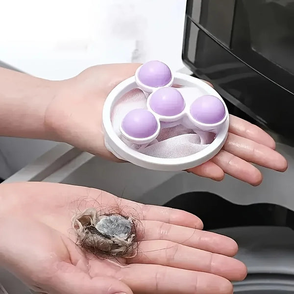 Reusable Laundry Mesh Bag – Pet Hair Remover & Floating Lint Catcher for Washing Machines