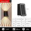 Solar Wall Washing Lamp – Outdoor Waterproof Courtyard Spotlight & Landscape Wall Decoration Light