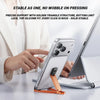 Desktop Aluminum Alloy Folding Phone Holder – Portable Keychain Universal Smartphone Stand