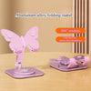 Aluminum Alloy Butterfly Phone Stand with 360° Rotation & Foldable Design