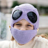 Windproof Warm Mask with Integrated Ear Protection & Glasses Cover for Children and Adults