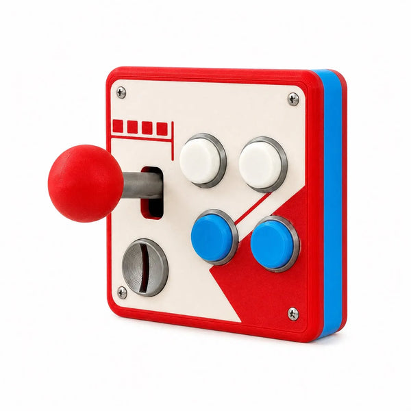 Retro Arcade Joystick Light Switch Cover – 3D Printed Wall Decor