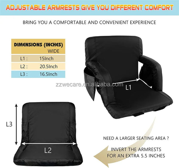 Folding Outdoor Sport Chair with Heated Seats