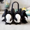 Penguin Egg Boiler Rack – Silicone Egg Steamer Stand with Divider