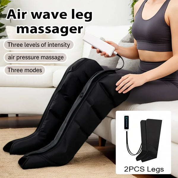 Air Wave Massage Boots with Compression for Legs & Feet Relief